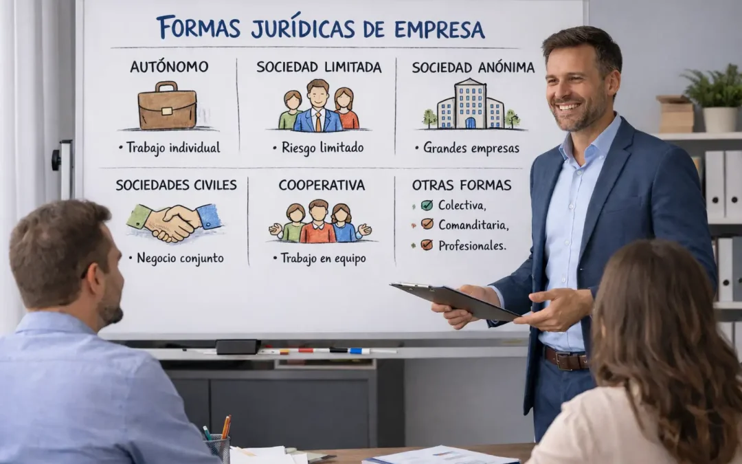 Qué forma jurídica elegir para tu empresa: ventajas, desventajas y ejemplos